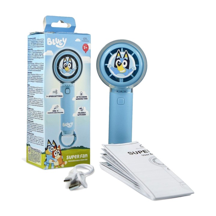 OTL TECHNOLOGIES Mini ventilador portátil de escritorio BLUEY 5055371632959