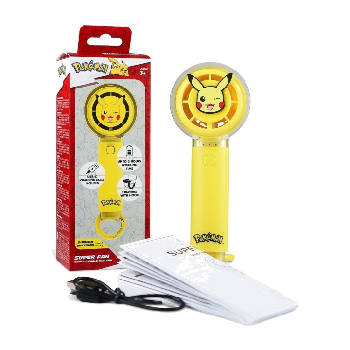 OTL TECHNOLOGIES Přenosný stolní ventilátor POKEMON PIKACHU