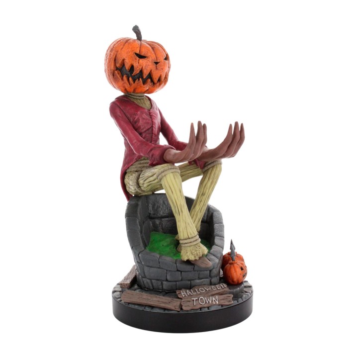 EXQUISITE GAMING Soporte para mando y móvil con figura CABLE GUY DISNEY PESADILLA ANTES DE NAVIDAD PUMPKIN KING 20 CM 5060525897