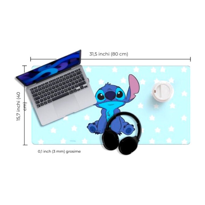 ERT GROUP Gaming mouse pad DISNEY STITCH 80X40 CM