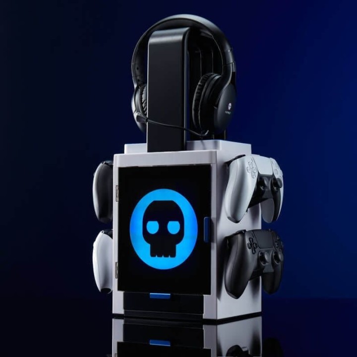 NUMSKULL Casier de rangement lumineux pour jeux vidéo et