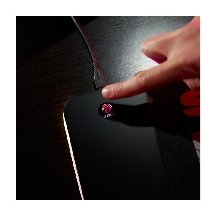 NUMSKULL Tapis de souris gaming avec chargeur sans fil et