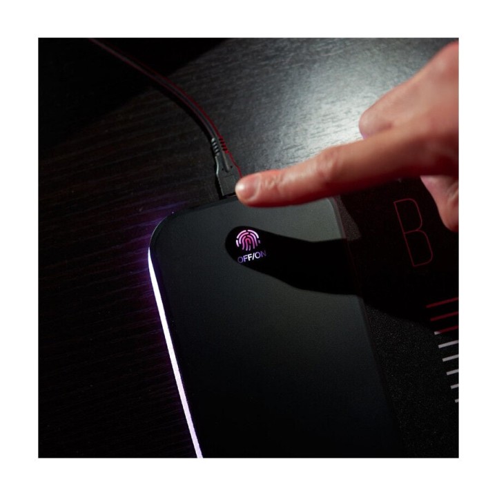 NUMSKULL Tapis de souris gaming avec chargeur sans fil et