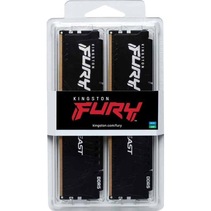 KINGSTON Kit di memoria RAM DDR5 per desktop FURY BEAST