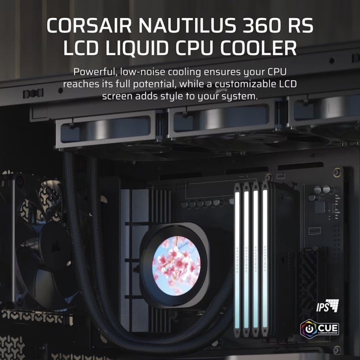 CORSAIR Refurbished AIO liquid CPU cooler in like-new