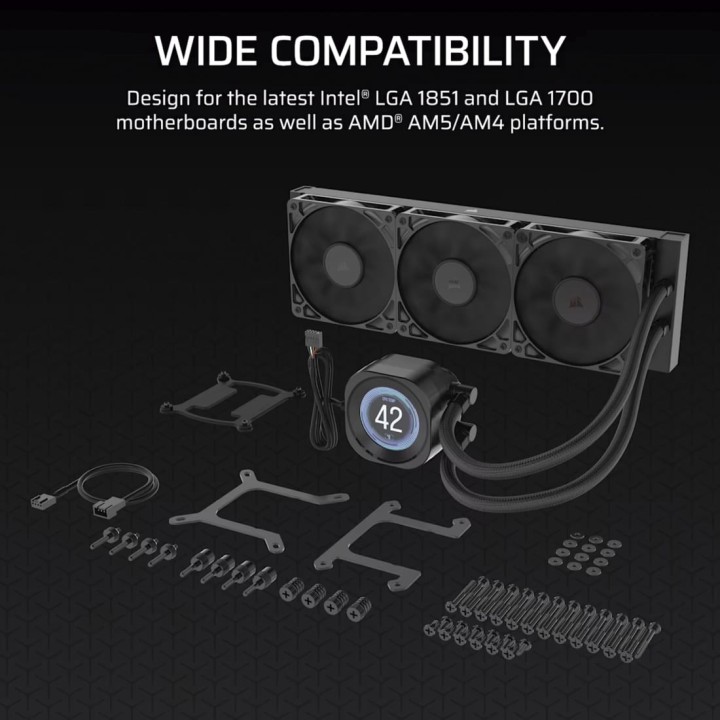 CORSAIR Refrigeración líquida AIO para CPU reacondicionada