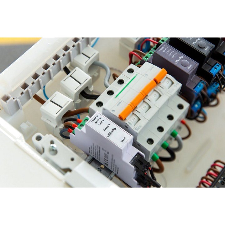 SHELLY Smart Wi-Fi three-phase energy meter for DIN rail PRO