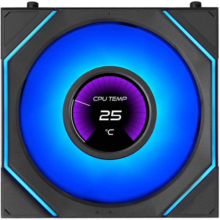 LIAN LI Ventilador de caja para PC con aspas invertidas UNI FAN SL-INF-LCD FLEX 120 RB WIRELESS 3 UDS 100201925VAR
