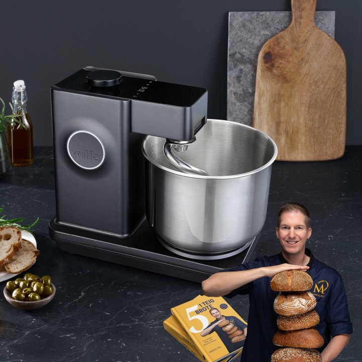WILFA Kneading kitchen machine with timer PROBAKER-KM2BS-T70