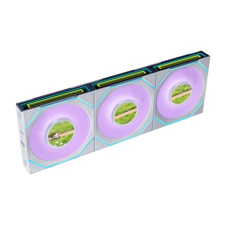 pc-gehäuselüfter uni fan sl-inf-lcd flex 120 wireless 3 uds