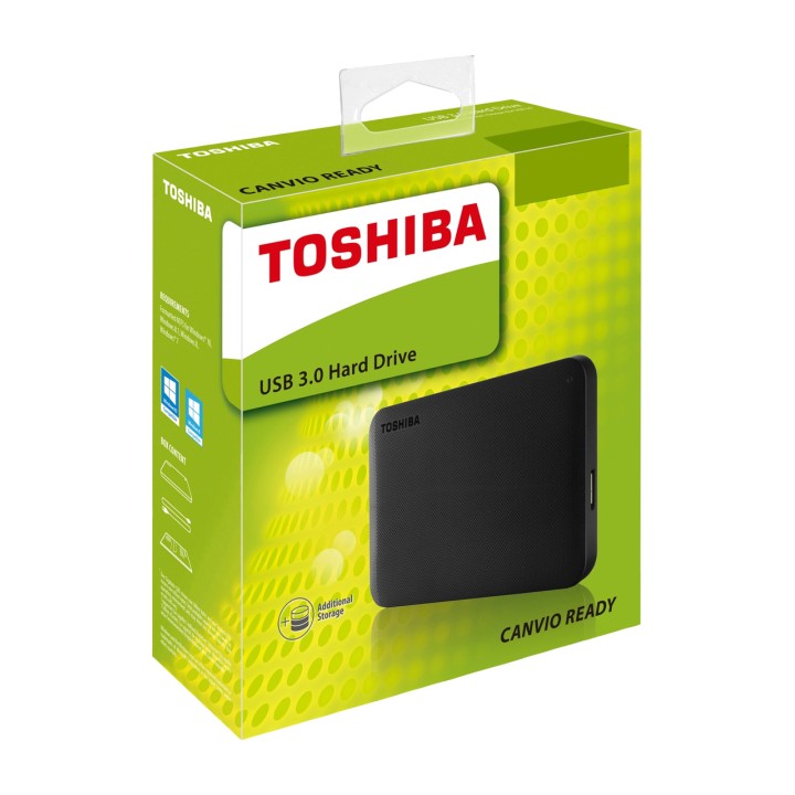 TOSHIBA Disque dur externe portable avec connexion USB haut