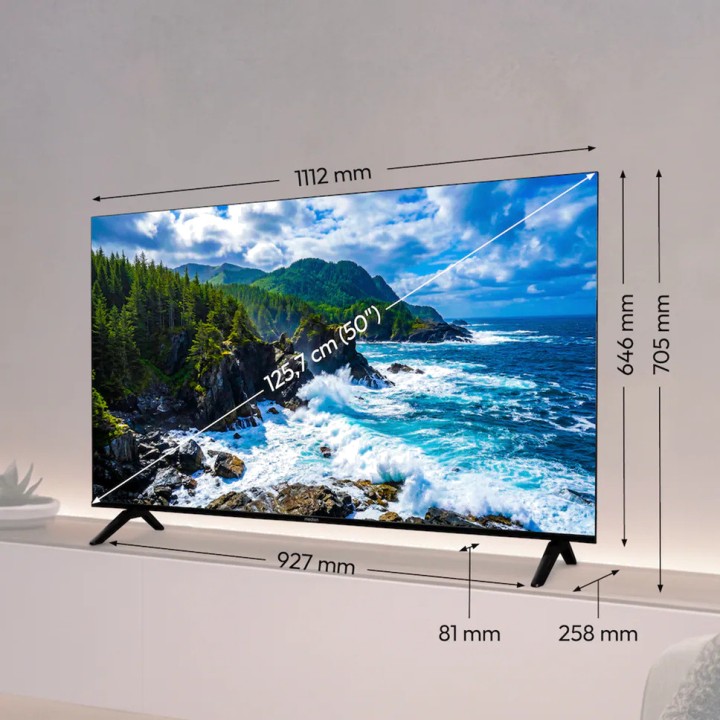 MEDION TV LED smart da 55 pollici con triplo sintonizzatore