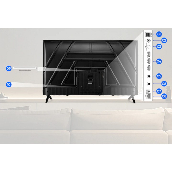 MEDION TV LED smart da 55 pollici con triplo sintonizzatore