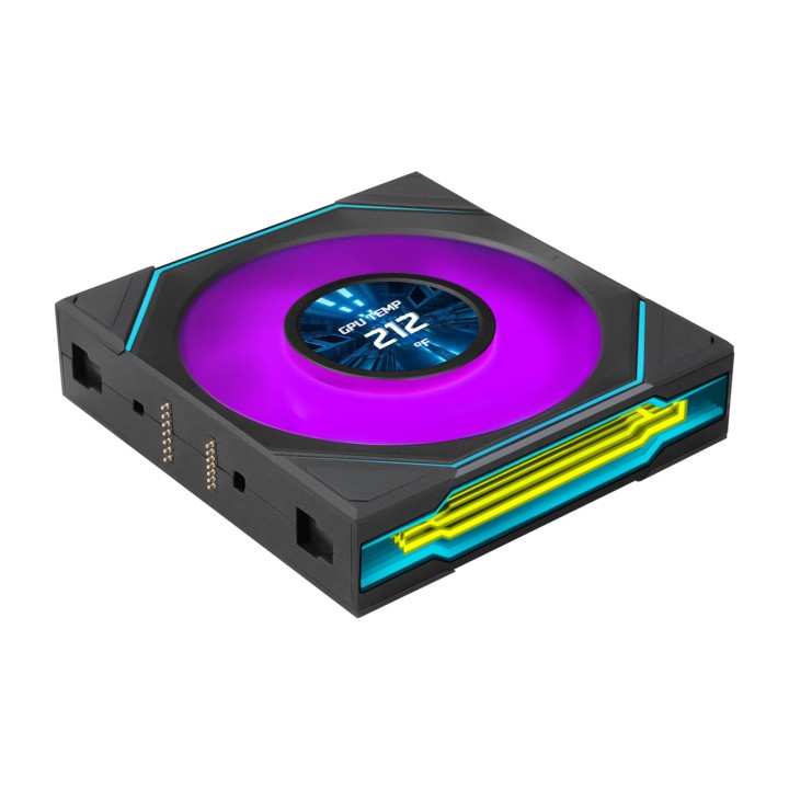 LIAN LI Ventola per case con pale inverse, display da 1,8