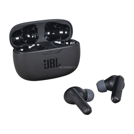 écouteurs intra-auriculaires sans fil bluetooth avec réduction active du bruit et étui de recharge wave-beam-2