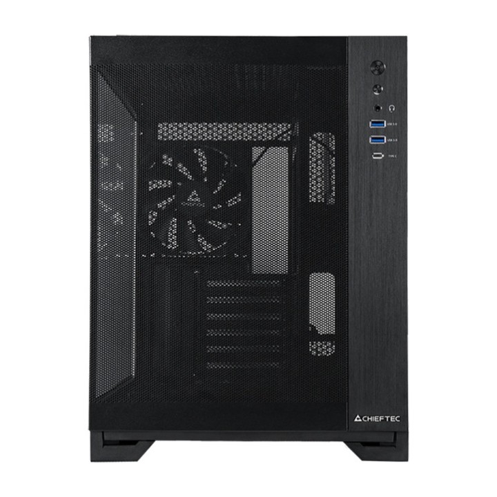 CHIEFTEC Caja de ordenador semitorre doble cámara con