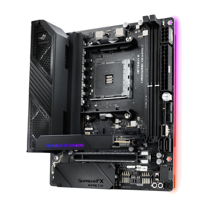 ASUS Mini-DTX-Mainboard für AMD AM4 mit DDR4 und WLAN ROG