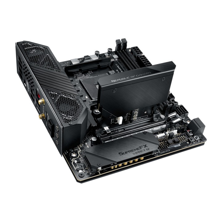 ASUS Carte mère Mini-DTX pour AMD AM4 avec DDR4 et Wi-Fi ROG