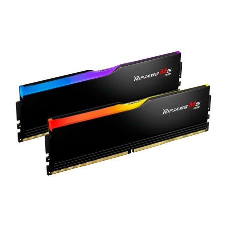 memoria ram ddr5 de 5200 mhz en kit de 2 módulos con iluminación rgb ripjaws-m5 cl40 96 gb