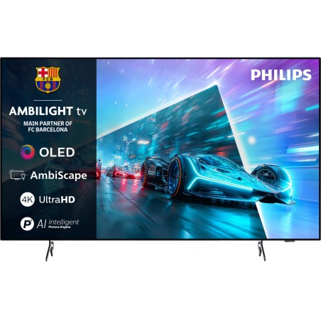televisor inteligente oled de 55 pulgadas 4k uhd a 120 hz ambilight
