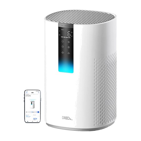 intelligenter luftreiniger mit hepa-filter und sprachsteuerung macro ap605s