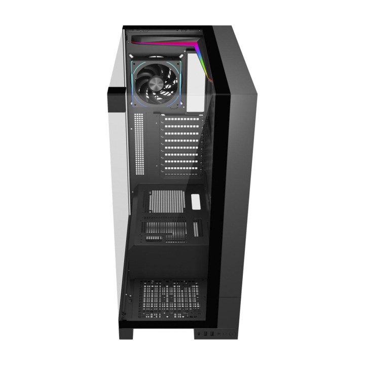 FSP Large tower PC case with triple tempered glass U691-ATX
