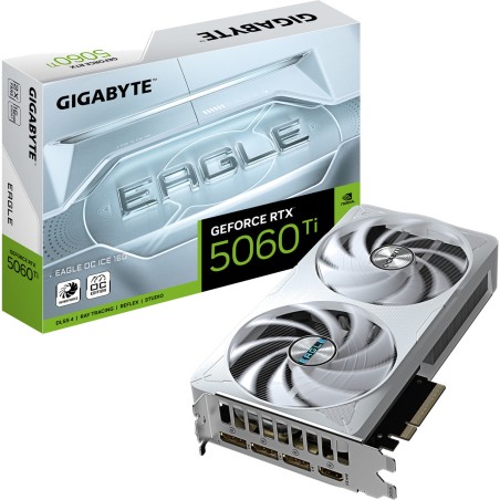 carte graphique pour pc geforce-rtx 5060 ti eagle oc ice 16gb gddr7 215mm