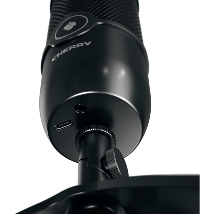 CHERRY Microfono da tavolo con treppiede per streaming UM