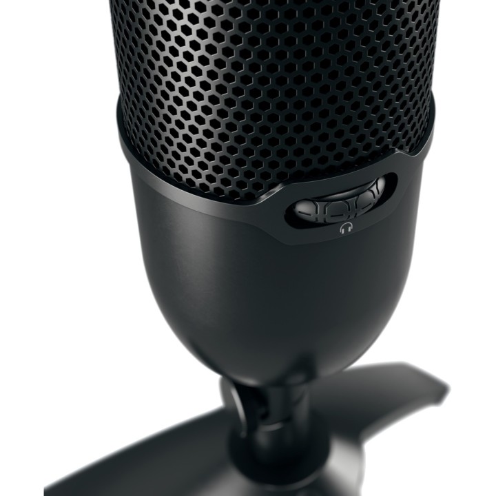 CHERRY Microphone de bureau avec trépied pour le streaming