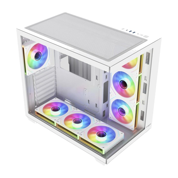 FSP Case PC tower grande con ventole a pale inverse M341-ATX