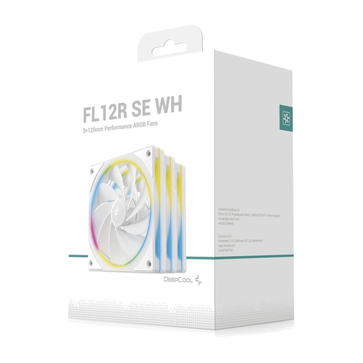 DEEPCOOL PC case fan with reverse blades FL12R SE ARGB 120MM