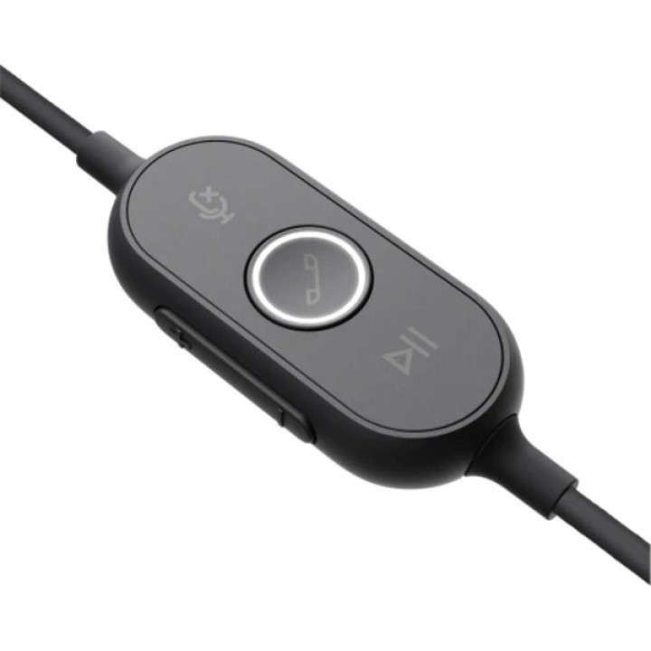 LOGITECH Casque filaire avec microphone et connexion USB-C