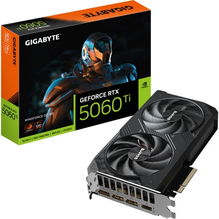 scheda grafica per pc geforce-rtx 5060 ti windforce-oc 16gb gddr7 208mm