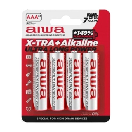 alkalická batéria x-tra-aaa lr03 4 uds