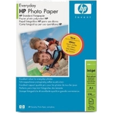 papel fotográfico semisatinado para impresora de tinta everyday-a4 200g/m2 100 uds