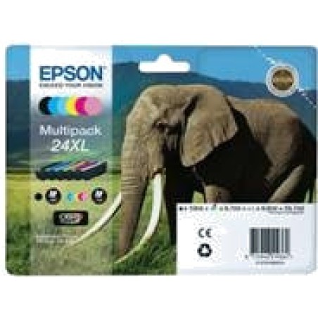 multipack mit xl-tintenpatronen 24xl-claria photo hd 6 uds