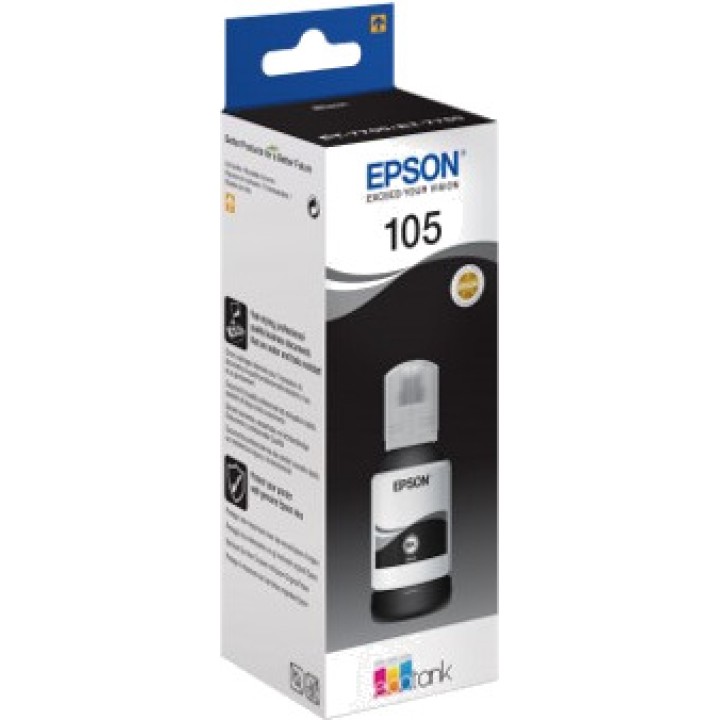 EPSON Flacone di inchiostro pigmentato 105-ECOTANK 140ML
