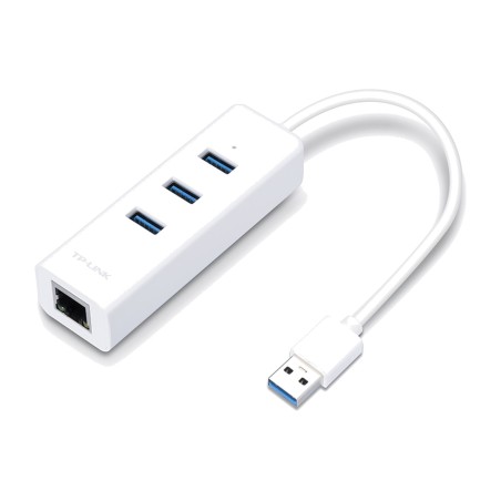 adattatore di rete usb 3.0 a ethernet gigabit con hub 3 porti rj45 1000mbps