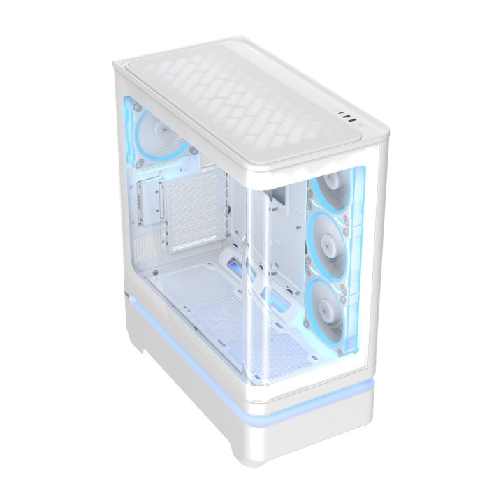 ASUS Tour de PC semi-tour ATX panoramique avec quatre
