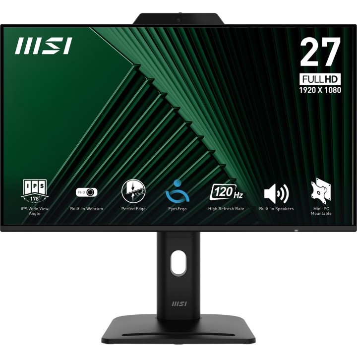 MSI Ergonomischer 27-Zoll-Monitor PRO MP272PMG FHD 120HZ-IPS
