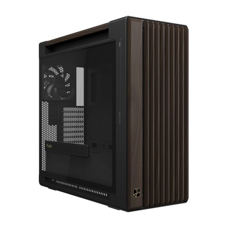 caja de pc gran torre con frontal en madera para placas e-atx proart-pa602 tg pwm
