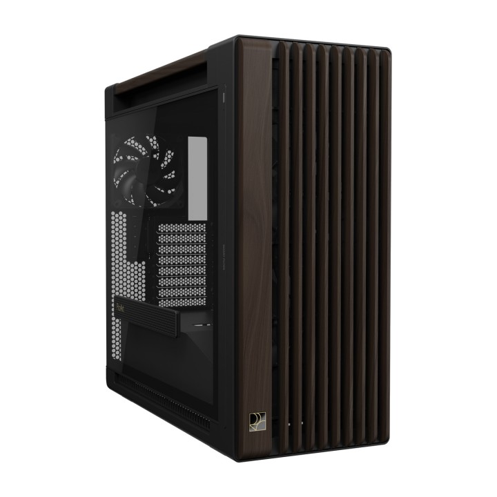 ASUS Velká torzo PC s dřevěnou přední deskou pro desky E-ATX