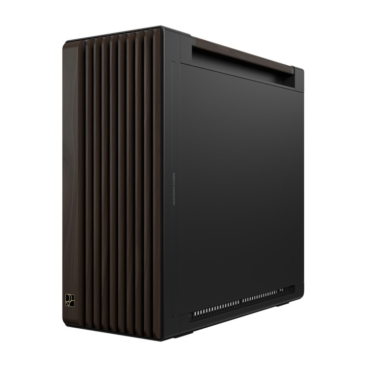ASUS Cassa PC grande torre con frontale in legno per placche