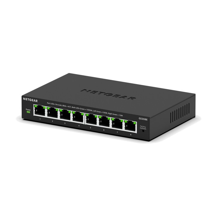 NETGEAR Smart managed 8-port Gigabit switch GS308E PLUS