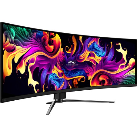 monitor gaming qd-oled curvo da 49 pollici mpg 491cqpde dqhd-144hz