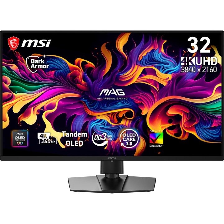 MSI Monitor gaming QD-OLED de 31,5 pulgadas MAG 321UPDE-X24