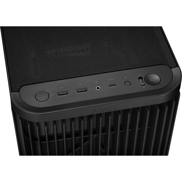 ASUS ATX mid-tower PC case with window and 160 mm fans