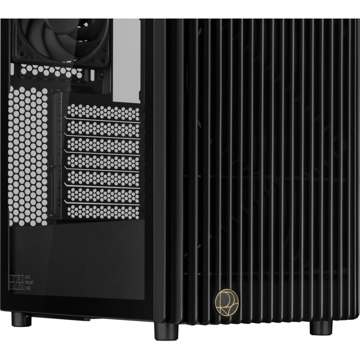 ASUS Caja de PC semitorre ATX con ventana y ventiladores 160