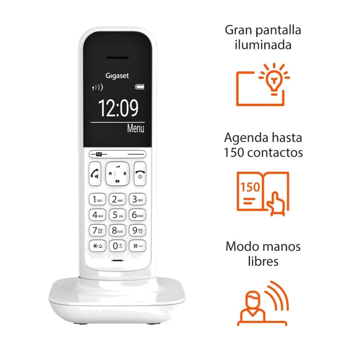 GIGASET Schnurloses DECT-Festnetztelefon CL390