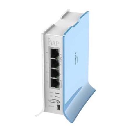 router wifi n a 2,4 ghz con 4 porte in formato tower hap-lite 650mhz 32mb